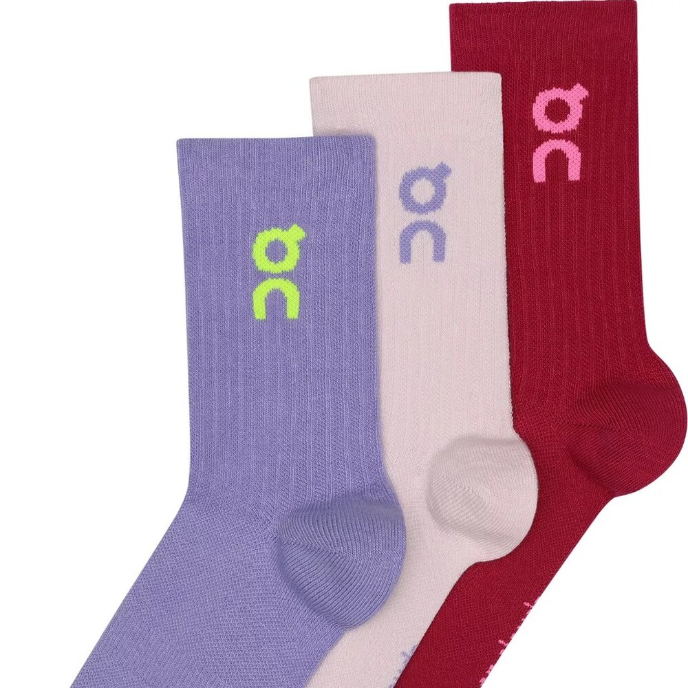 BNWT THREE (3) PAIR SOCKS ON CLOUD 3 PACK CREW US SIZE SMALL (S)